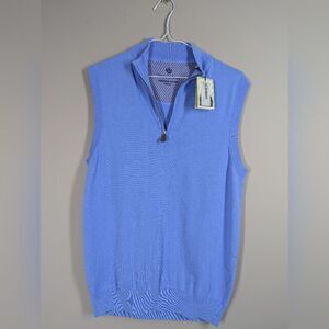 Donald Ross Men’s Golf Vest – Size Small – NWT Supima Cotton Pullover